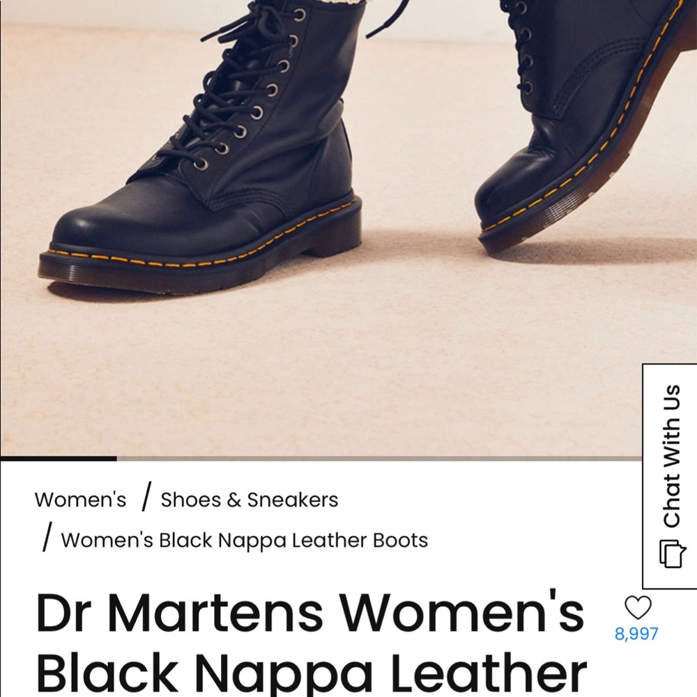 Dr Martens 1460 W Nappa Leather Black - Picture 5 of 5